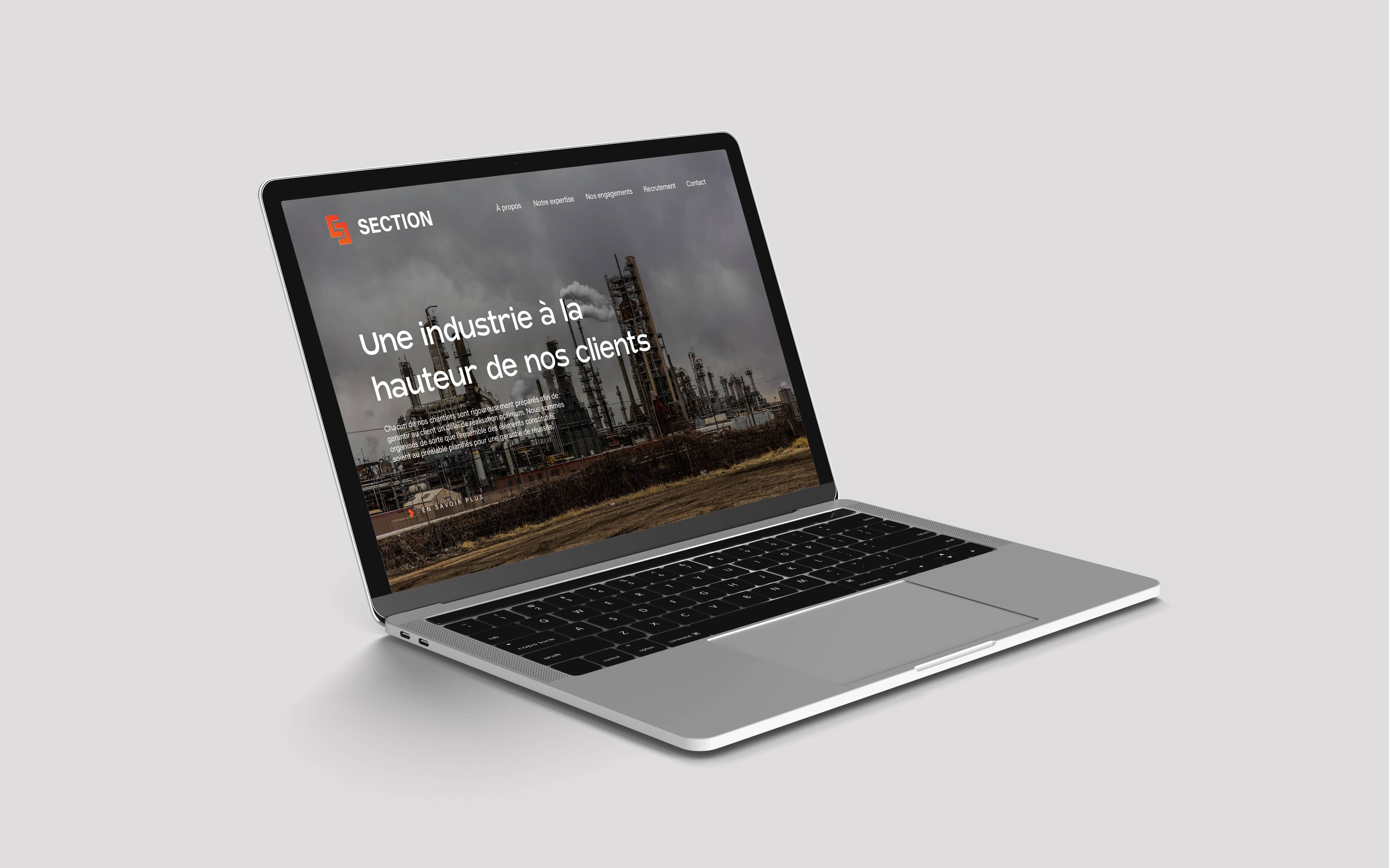 Mockup Desktop Section Web